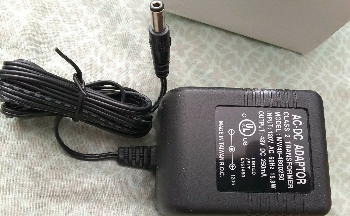 *Brand NEW* 48vdc 250Ma AC/DC Adapter MW48-4800250 AC DC ADAPTER POWER SUPPLY